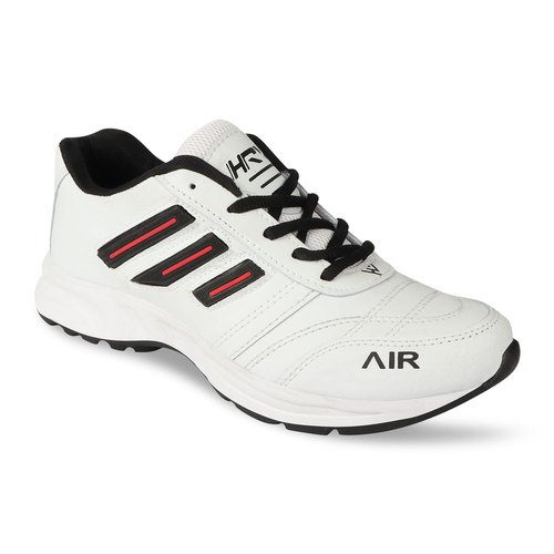 White and black sports sales shoes