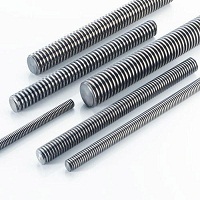 Polished Metal Threaded Bars, For Industrial, Manufacturing Unit, Feature : Excellent Quality, High Strength