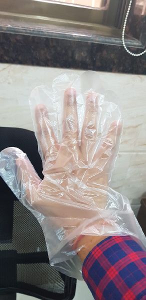 TRANSPARENT GLOVES, for Beauty Salon, Cleaning, Examination, Food Service, Light Industry, Length : 10-15inches