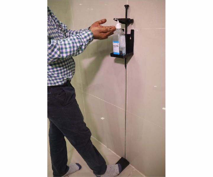 Foot Operated Sanitizer Dispenser Unit Wall Mounted