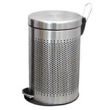 Stainless Steel Perforated Pedal Bin