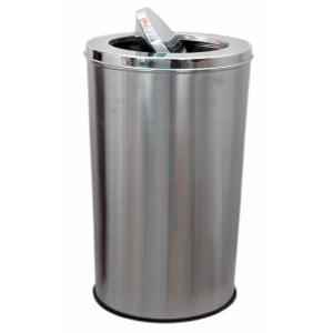 Stainless Steel Swing Bin, for Outdoor Trash, Refuse Collection, Feature : Fine Finished, Good Strength