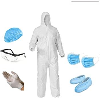 Ppe kits, Color : white blue
