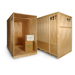 Wood Industrial Packaging Crates, Shape : Rectangular