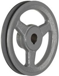 Round Ductile Iron Rope Pulley, for Industrial, Feature : High Strength, Non Breakable