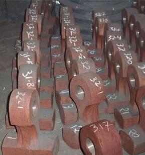 Manganese Steel Crusher Hammer Head, for Mining, Color : Brown