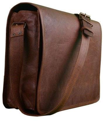 Leather laptop bag, Size : Multisize