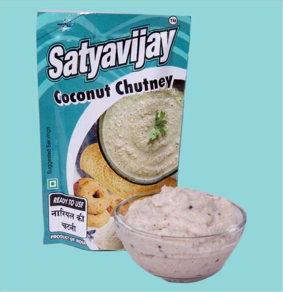 Coconut Chutney, for Snacks, Packaging Type : Pouch