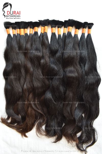 Indian Raw Unprocessed Bulk Hair (Natural Straight)