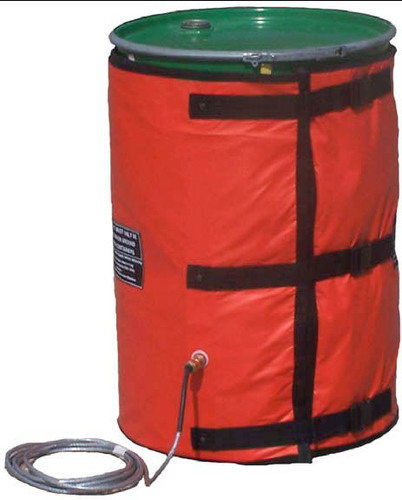 Plain Leather Flameproof Drum Heating Jacket, Size : Standard