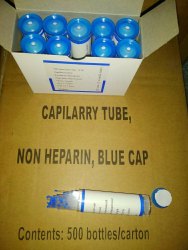Non Heparinized Capillary Tubes