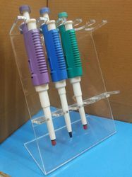 Plastic Z Shaped Micropipette Stand, for Chemical Laboratory