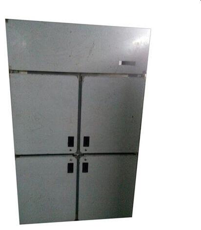Metal Four Door Refrigerator, Color : Grey0