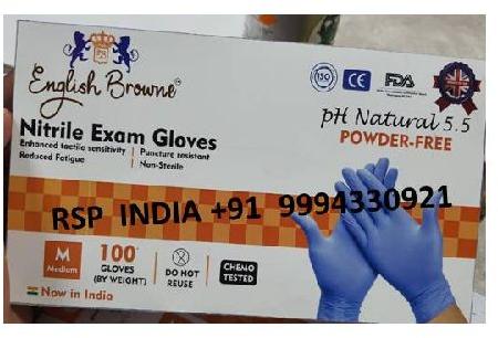 english browne nitrile gloves