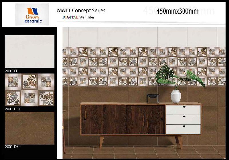 300x450mm Matt Concept Series Digital Wall Tiles