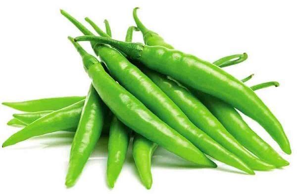 fresh green chilli