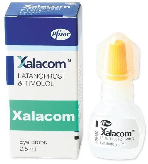 Xalacom Eye Drops, Form : Liquid