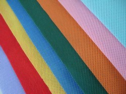 Anmol Fabtex Dotted Spunbond Non Woven Fabric, Color : Red, Green, Orange, Etc.