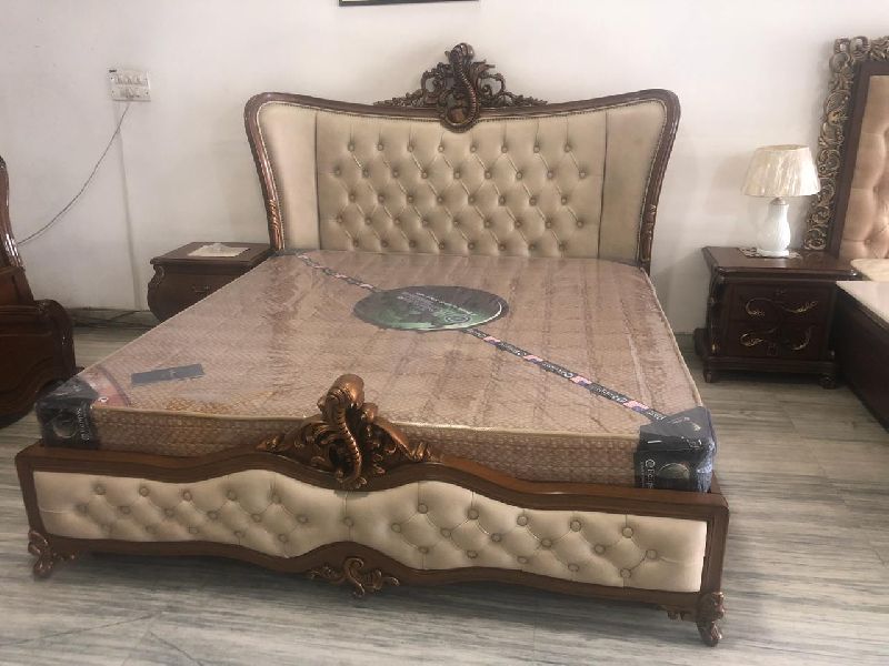 Polished Designer Double Bed, for Home Use