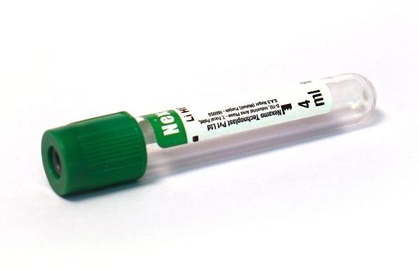 VAC. BLOOD COLLECTION TUBE LITHIUM HEPARIN 4ML