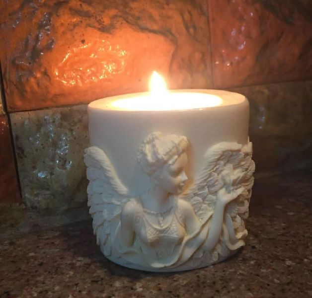 Angel Candle Light, Shape : Round