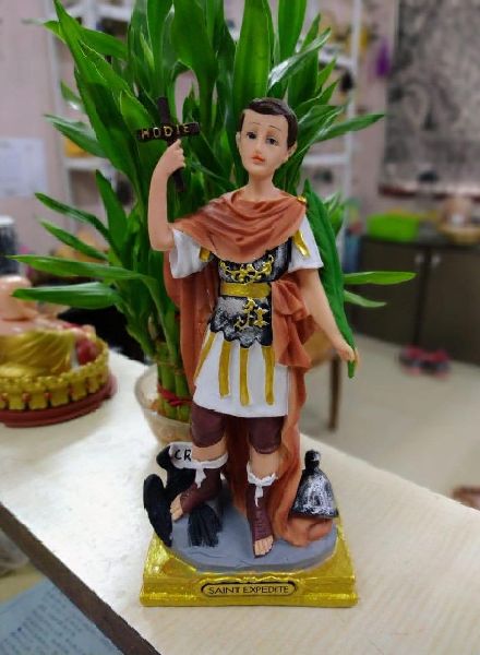 Non Printed Saint Expedite Statue, Style : Antique