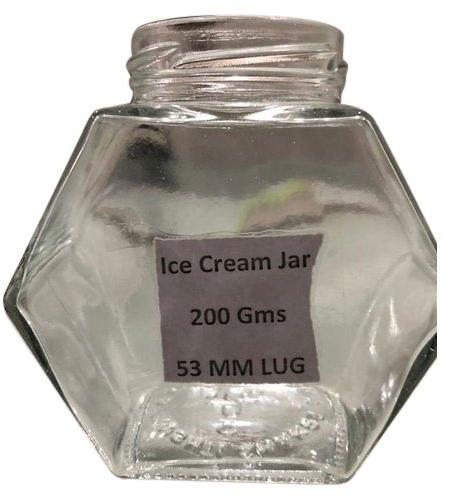 Ice Cream Glass Jar
