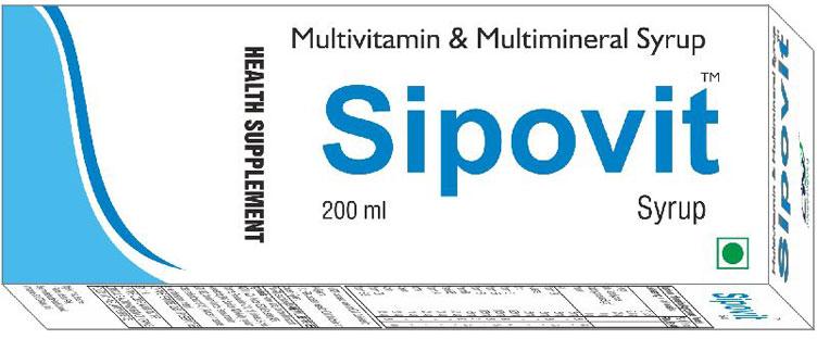 200ml Sipovit Syrup, Taste : Sweet