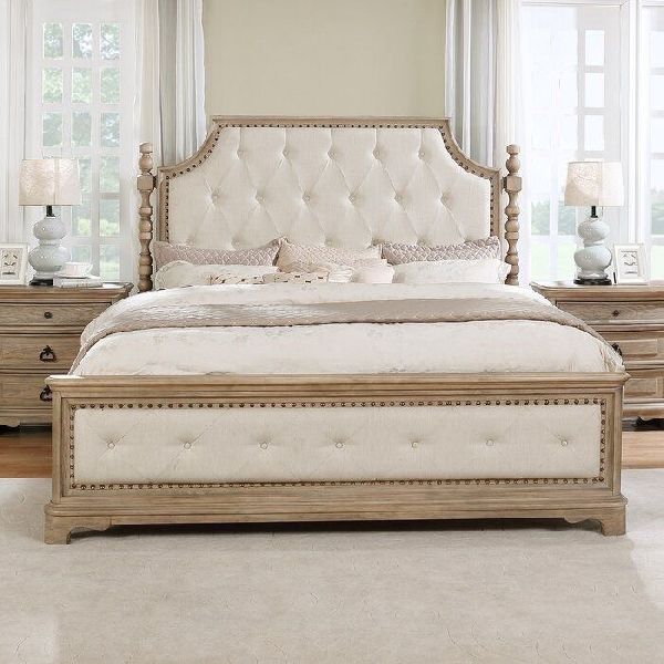 Polished King Size Bed, Color : Brown