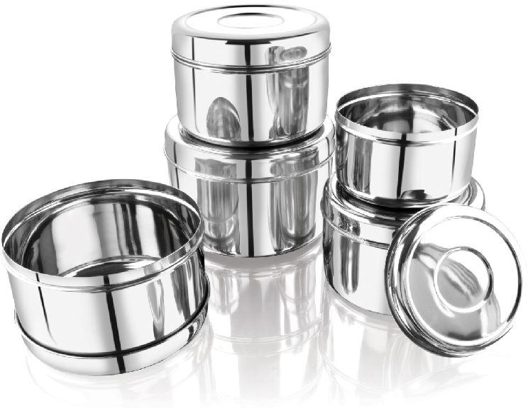 Stainless Steel Dabba / Food Container, Size : Multisizes