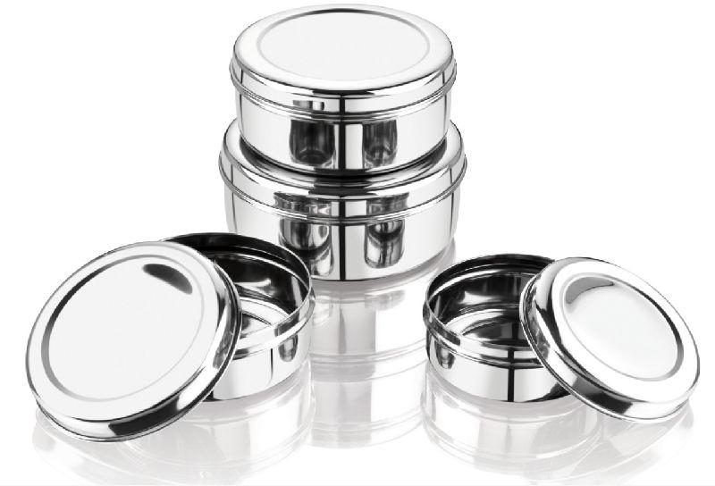 Stainless Steel Dabba / Food Container, Size : Multisizes