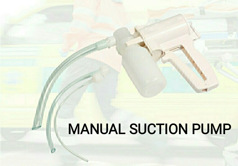 Manual suction pump