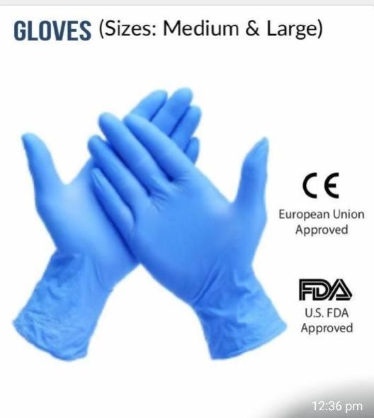 Disposable Nitrile Gloves, For Examination, Gender : Both