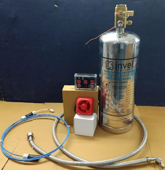 Brass Fire Suppression System, Color : Silver