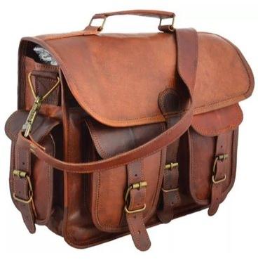 Brown Office Leather bags 11H