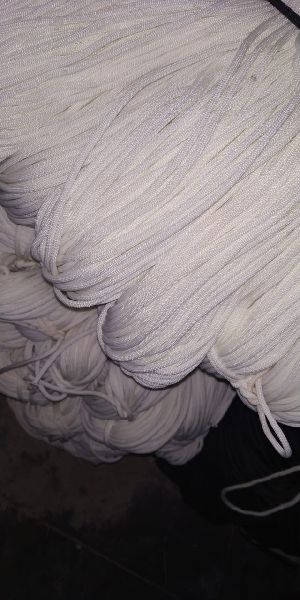 Nylon White Gop Dori, Pattern : Dyed, Braided