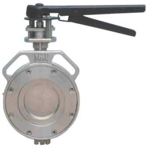 Stainless Steel Spherical Disc Butterfly Valve, for Mechanical Industry, Pattern : Plain