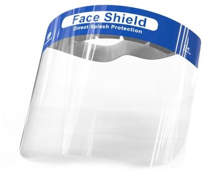 Polished Plain Fibre Face Shield, Size : Standard
