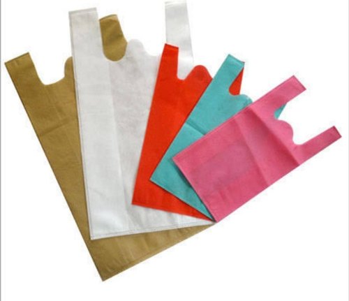Non Woven W Cut Bag, for Goods Packaging, Shopping, Feature : Easy To Carry, Recyclable