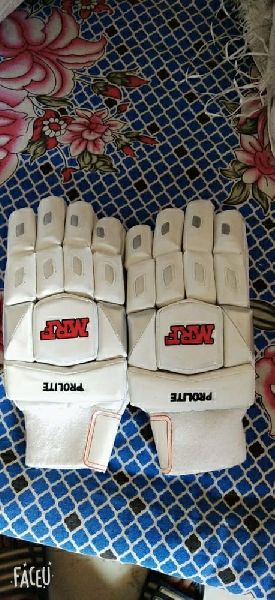 Leather batting gloves, for Sports Use, Pattern : Printed