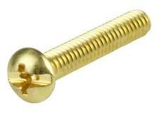 Brass machine screw, Standard : DIN