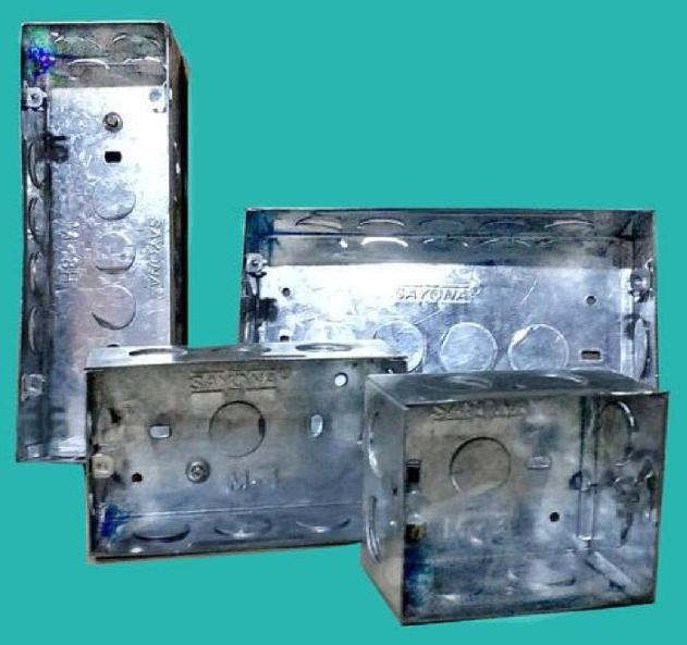 Rectangular Metal Modular Electrical Box, Certification : ISI Certified