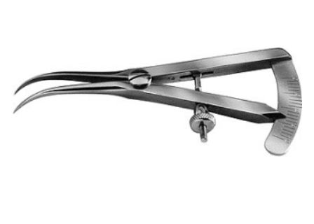 Castroviejo Curved Calipers