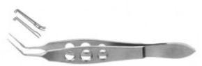 Polished Stainless Steel Jaffe Capsulorhexis Forceps, for Surgical Use, Color : Silver