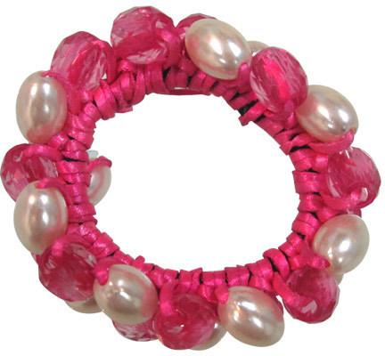 Pearl Hair Rubber Bands, Feature : Light Weight