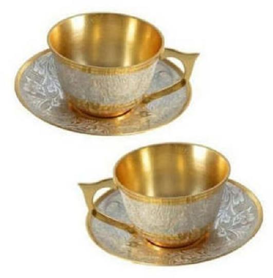 Round Polished Stainless Steel Coffee Cup, for Milk, Serving Tea, Water, Pattern : Plain