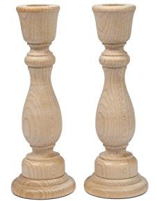 wood candle stand