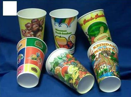 Round 330 ML Paper Cups, for Cold Drinks, Style : Double Wall