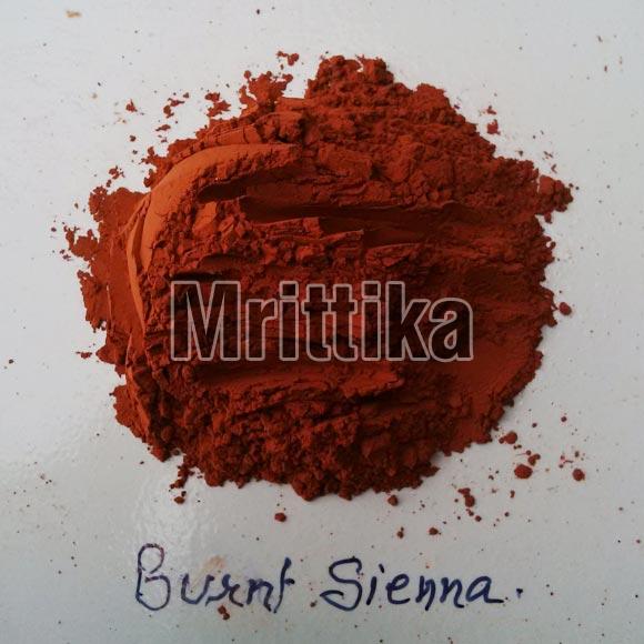 Burnt Sienna Colored Clay Powder