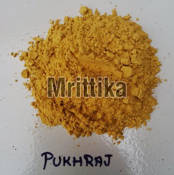 Pukhraj Colored Clay Powder, Color : Yellow